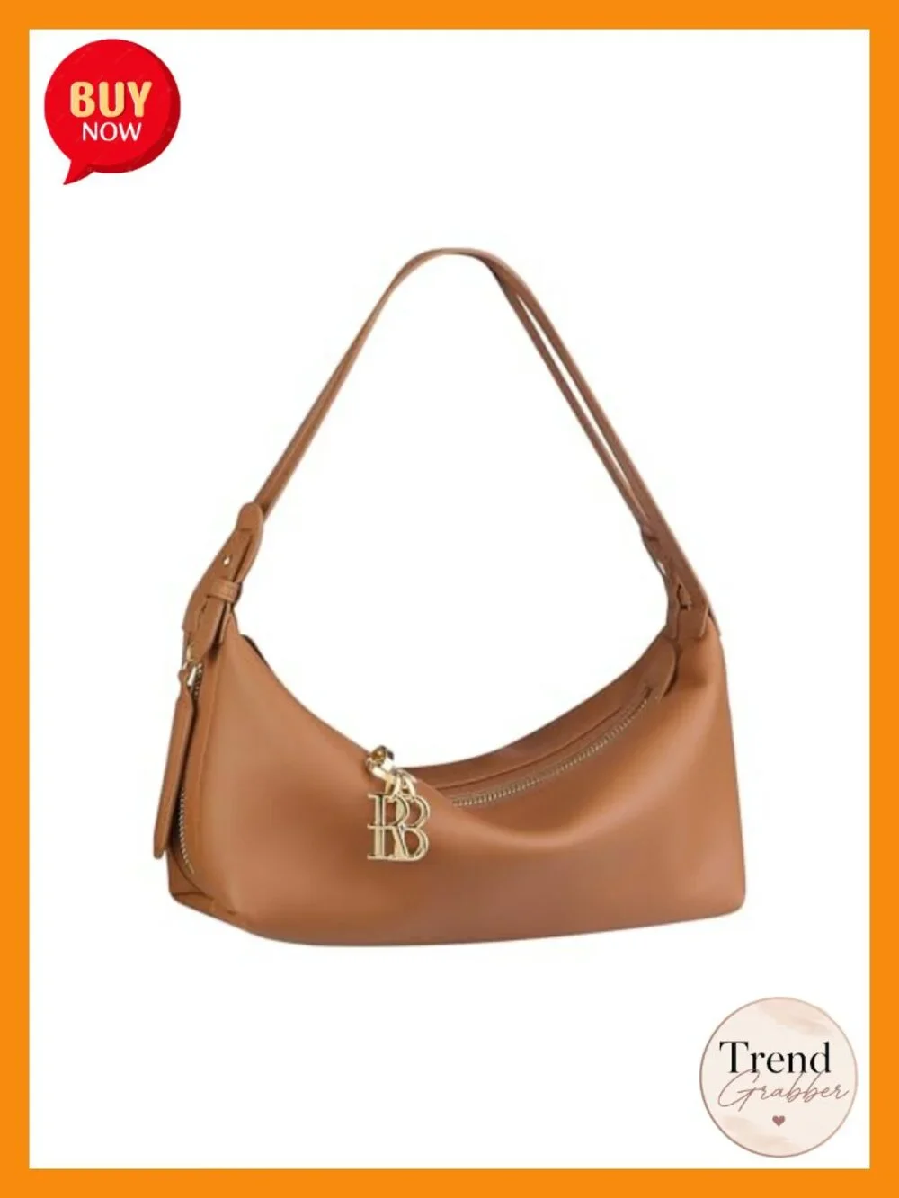 Genuine Cow Leather Crossbody Bag - Adjustable Strap Shoulder Purse